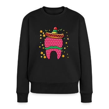 Cinco De Mayo Zahn Sombrero Dentiste mexicain - Pull Premium bio Femme - noir - Devant - Julia (174cm)