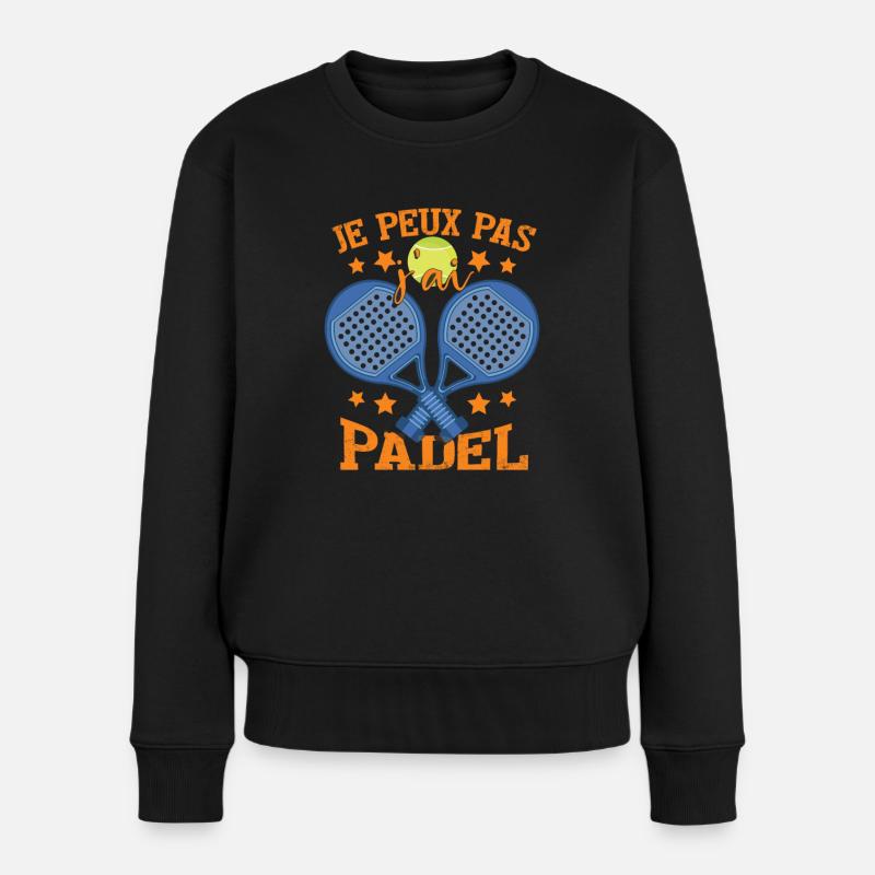 Padel - Pull Premium bio Femme - noir