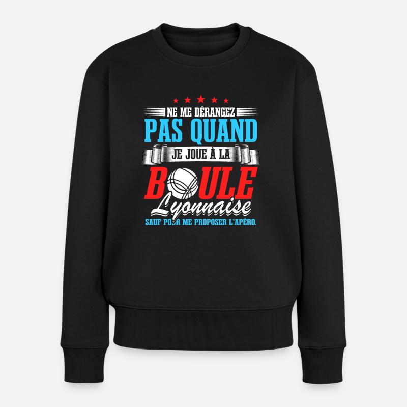 Boule Lyonnaise - Pull Premium bio Femme - noir