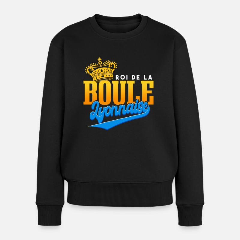Roi De La Boule Lyonnaise - Pull Premium bio Femme - noir