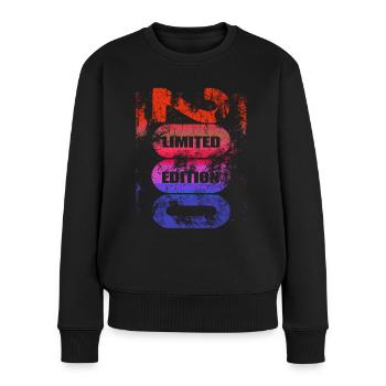 Limited Edition 2000 - Birthday - Year - Women's Premium Organic Jumper - black - Front - Julia (174cm)
