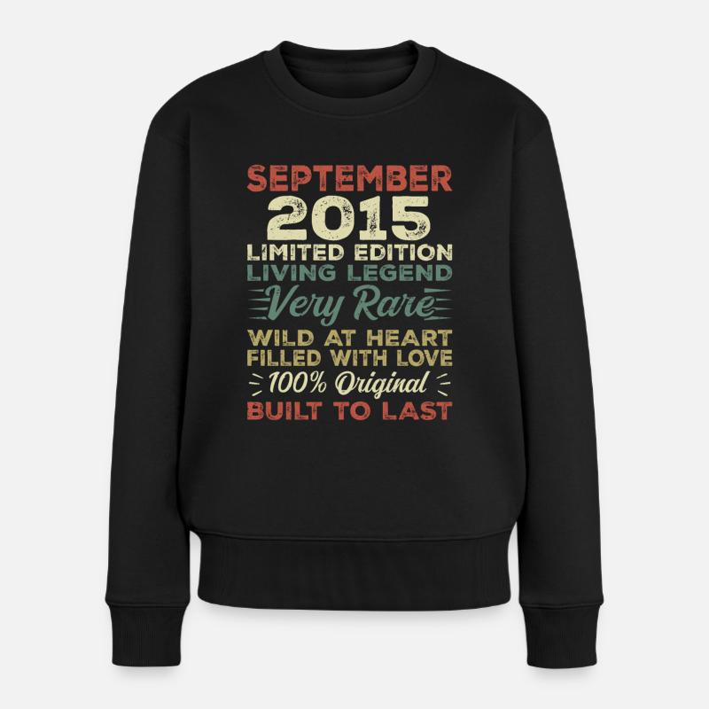 Anniversaire Septembre 2015 Edition Limitée Original - Pull Premium bio Femme - noir