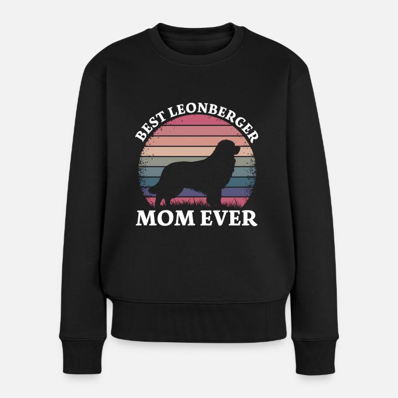 Leonberger Spruch Lustiges Leonberger Geschenk - Frauen Premium Bio Pullover - Schwarz