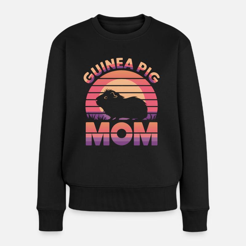 Meerschweinchen Spruch Meerschweinchen Geschenk - Frauen Premium Bio Pullover - Schwarz