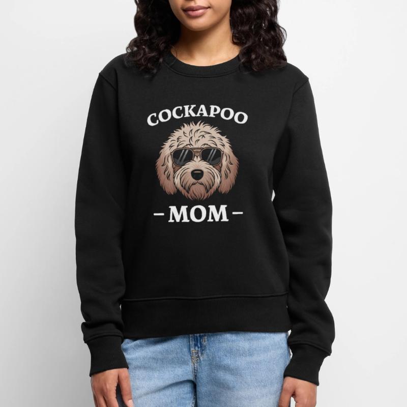 Cockapoo Spruch Mama Lustiges Cockapoo Geschenk Frauen Premium Bio Pullover