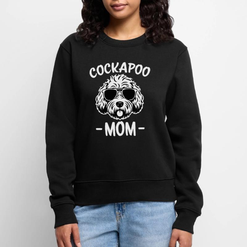 Cockapoo Spruch Mama Lustiges Cockapoo Geschenk Frauen Premium Bio Pullover