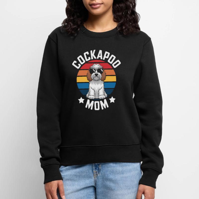 Cockapoo Spruch Mama Lustiges Cockapoo Geschenk Frauen Premium Bio Pullover
