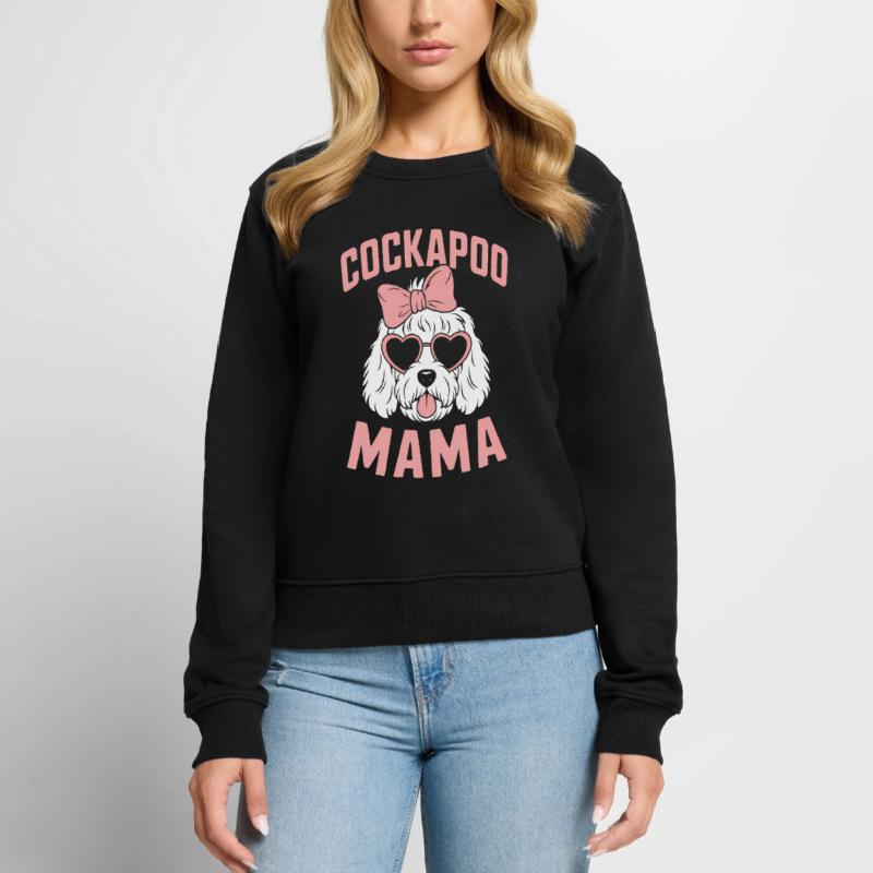 Cockapoo Spruch Mama Lustiges Cockapoo Geschenk Frauen Premium Bio Pullover