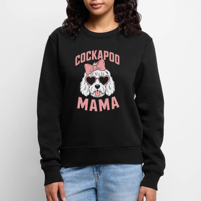 Cockapoo Spruch Mama Lustiges Cockapoo Geschenk Frauen Premium Bio Pullover
