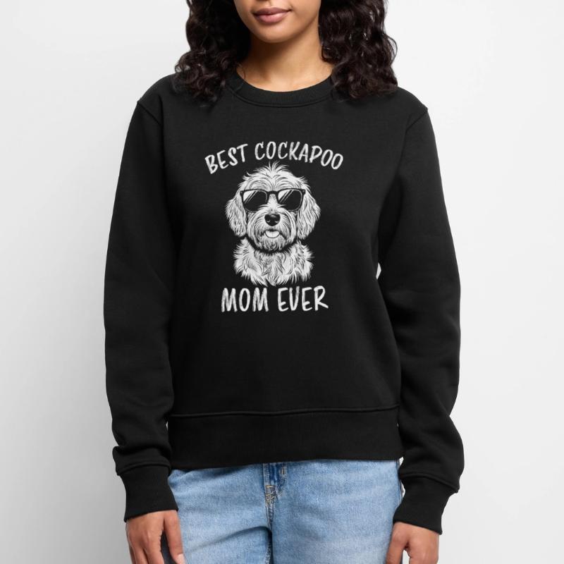 Cockapoo Spruch Mama Lustiges Cockapoo Geschenk Frauen Premium Bio Pullover