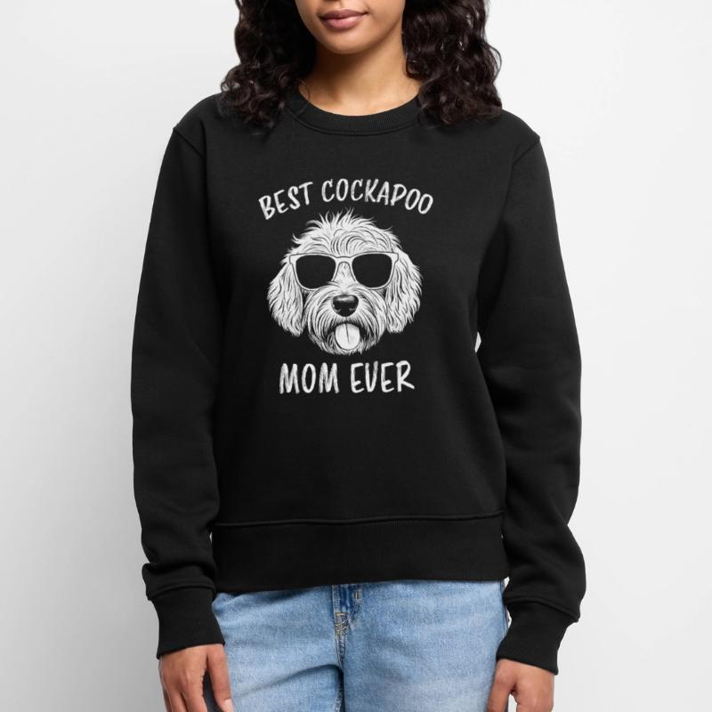 Cockapoo Spruch Mama Lustiges Cockapoo Geschenk Frauen Premium Bio Pullover