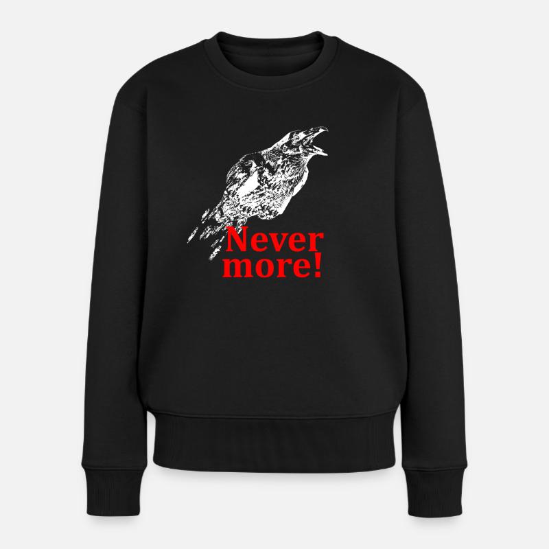 The Raven - Nevermore! - Women's Premium Organic Jumper - black