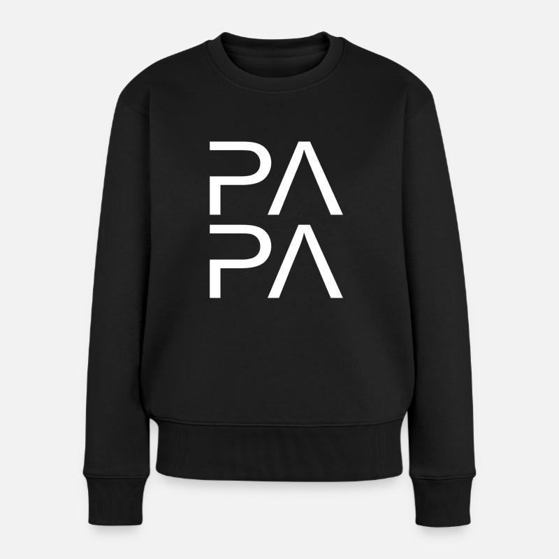 Papa Daddy Pa - Pull Premium bio Femme - noir