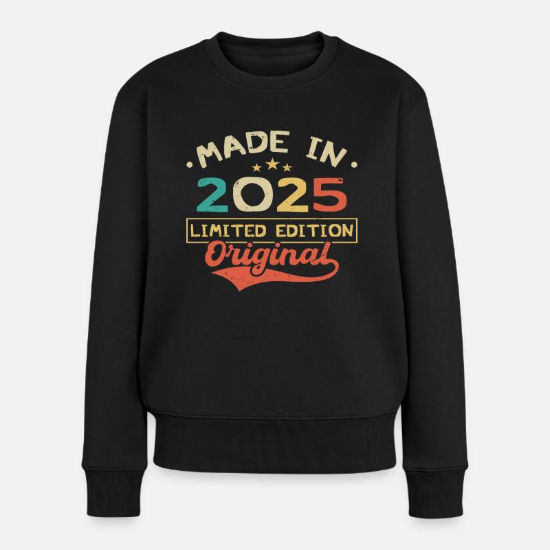 Made in 2025 | Limited Edition 2025 | Original - Pull Premium bio Femme - noir