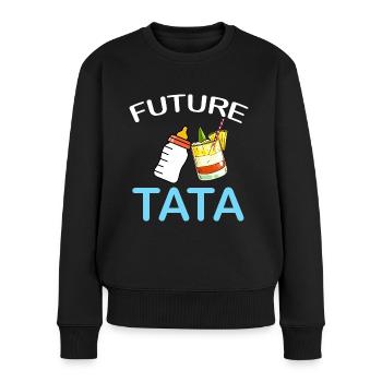 Ma Future tata Idée Cadeau Femme - Pull Premium bio Femme - noir - Devant - Julia (174cm)
