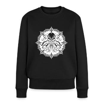 Cthulhu emblem Ancient entity - Women's Premium Organic Jumper - black - Front - Julia (174cm)