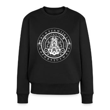 Pendulum Board Crying girl - Women's Premium Organic Jumper - black - Front - Julia (174cm)