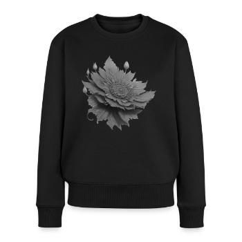 Electron Botanica - Women's Premium Organic Jumper - black - Front - Julia (174cm)