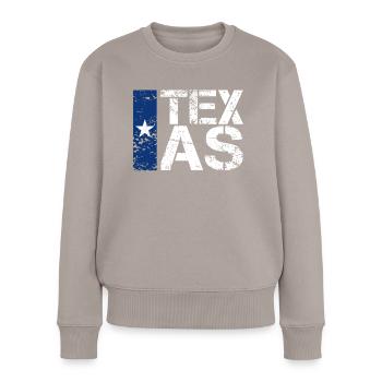 Texas - Pull Premium bio Femme - taupe - Devant - Julia (174cm)