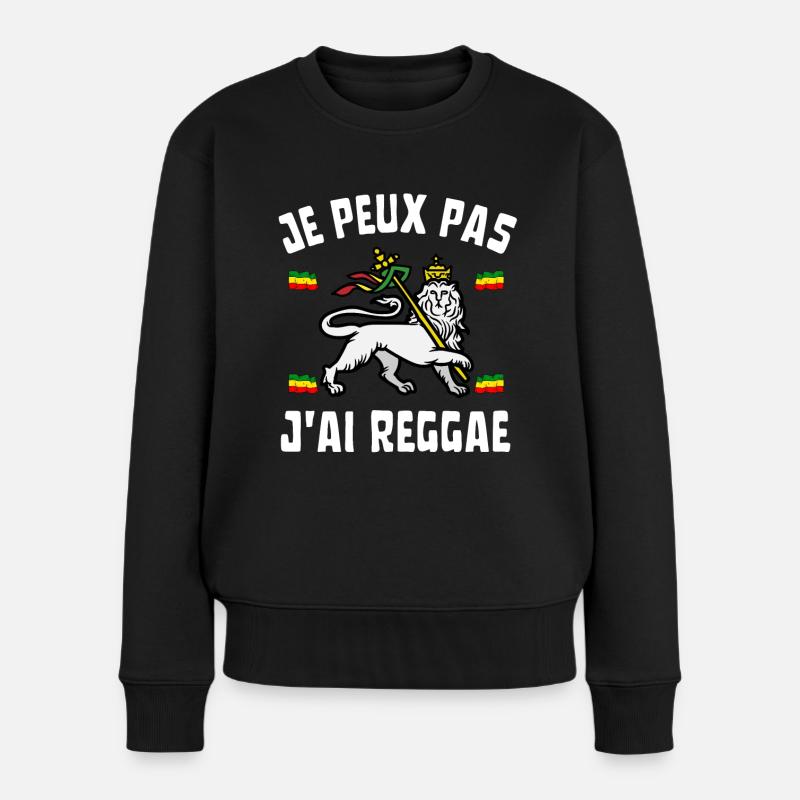 Je peux pas j'ai reggae - Pull Premium bio Femme - noir