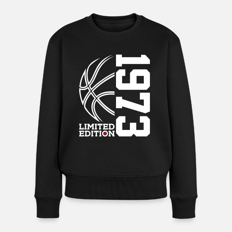 ÉDITION LIMITÉE BASKETBALL 1973 53E ANNIVERSAIRE - Pull Premium bio Femme - noir