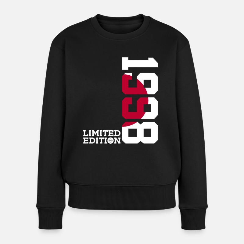 LIMITED EDITION 1998 JAPAN 28. GEBURTSTAG - Frauen Premium Bio Pullover - Schwarz