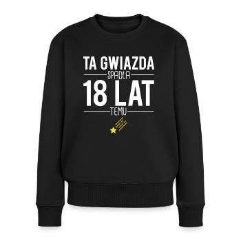 Ta gwiazda spadla 18 lat temu - Pull Premium bio Femme - noir - Devant - Julia (174cm)