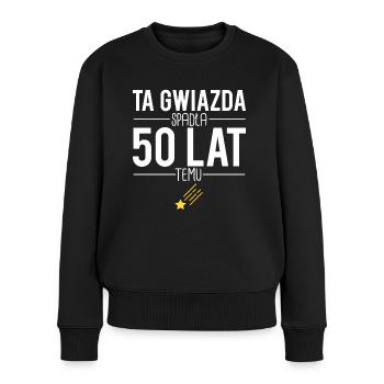 Ta gwiazda spadla 50 lat temu - Pull Premium bio Femme - noir - Devant - Julia (174cm)