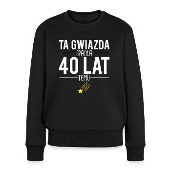 Ta gwiazda spadla 40 lat temu - Pull Premium bio Femme - noir - Devant - Julia (174cm)