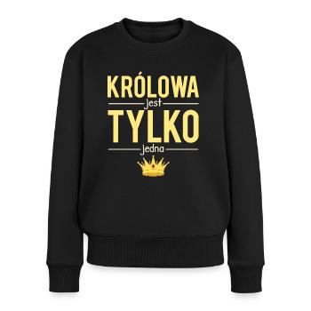 Krolowa jest tylko jedna polonaise - Pull Premium bio Femme - noir - Devant - Julia (174cm)