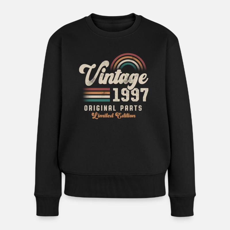 Millésime 1997 Anniversaire Rétro - Pull Premium bio Femme - noir
