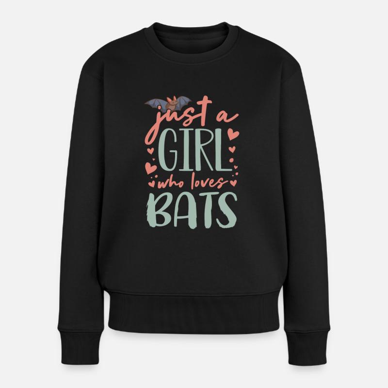 Chauves-souris, Chauve-souris - Pull Premium bio Femme - noir