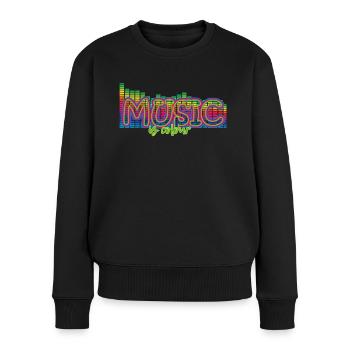 Musique Musique - Pull Premium bio Femme - noir - Devant - Julia (174cm)