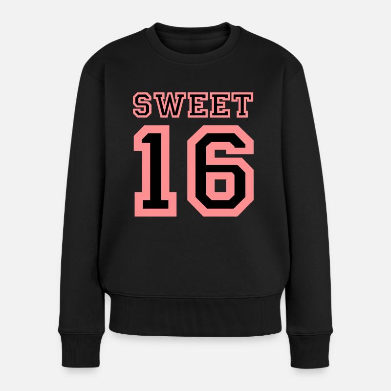 BONBON 16 - Pull Premium bio Femme - noir