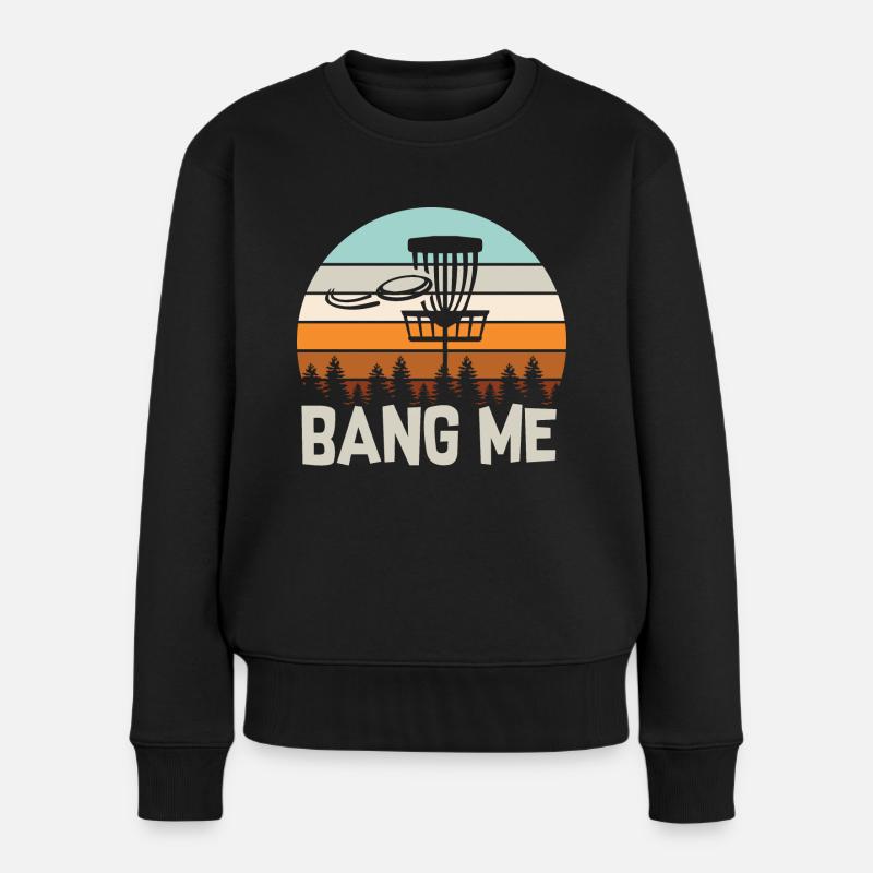 Disc golf Bang me - Pull Premium bio Femme - noir