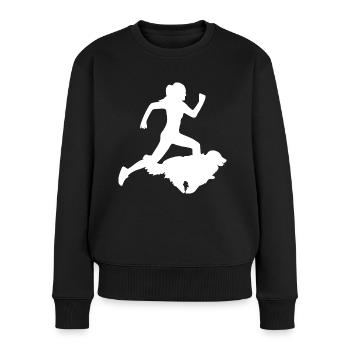 Agility Sport canin femmes - Pull Premium bio Femme - noir - Devant - Julia (174cm)