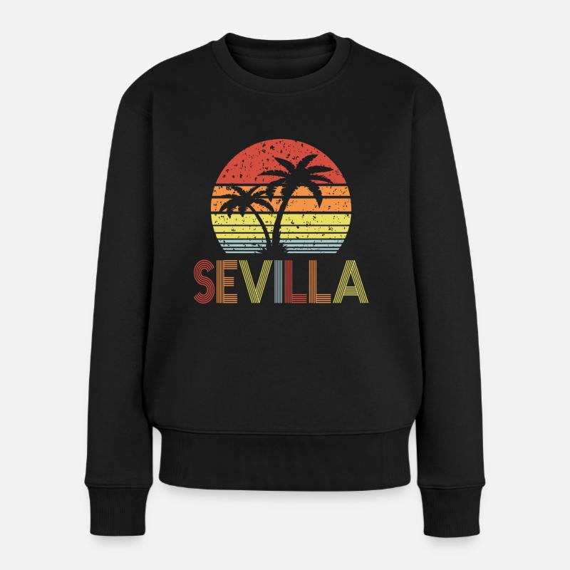 Séville - Pull Premium bio Femme - noir