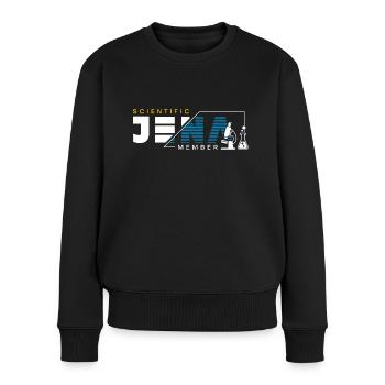 Membre scientifique d’Iéna - Pull Premium bio Femme - noir - Devant - Julia (174cm)