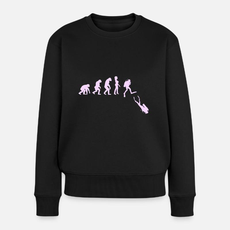 Plongée sous-marine Diver Evolution Pink - Pull Premium bio Femme - noir