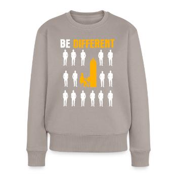 Organist Orgel Orgelspieler Pfeifenorgel Geschenk - Frauen Premium Bio Pullover - Taupe - Vorne - Julia (174cm)