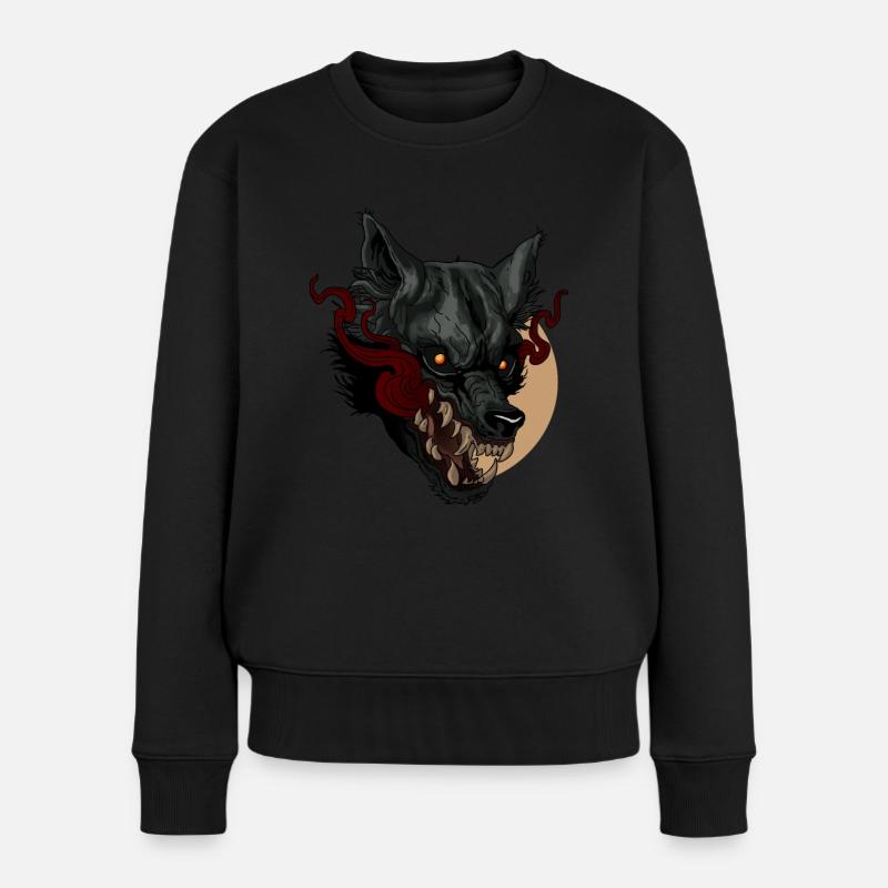 Fenrir - Fenriswolf - Pull Premium bio Femme - noir