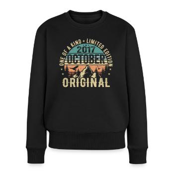 Octobre 2017 Cadeau d’anniversaire - Octobre 2017 - Pull Premium bio Femme - noir - Devant - Julia (174cm)