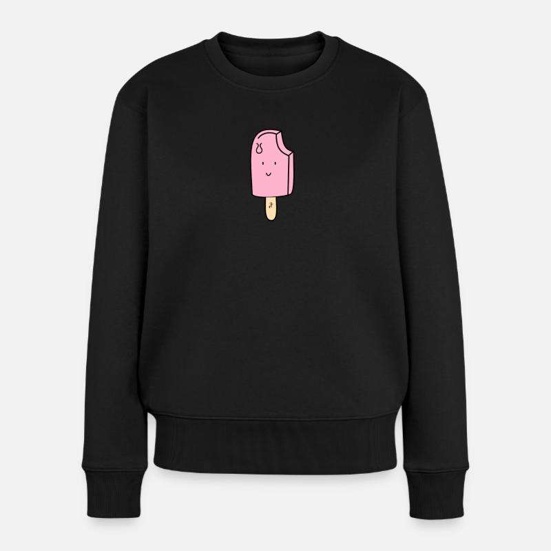 Glace qui sourit - Pull Premium bio Femme - noir