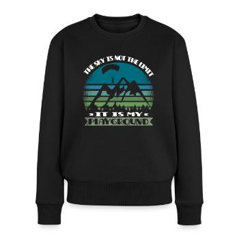 Paragliding Paraglider Paragliders Apparel - Women's Premium Organic Jumper - black - Front - Julia (174cm)