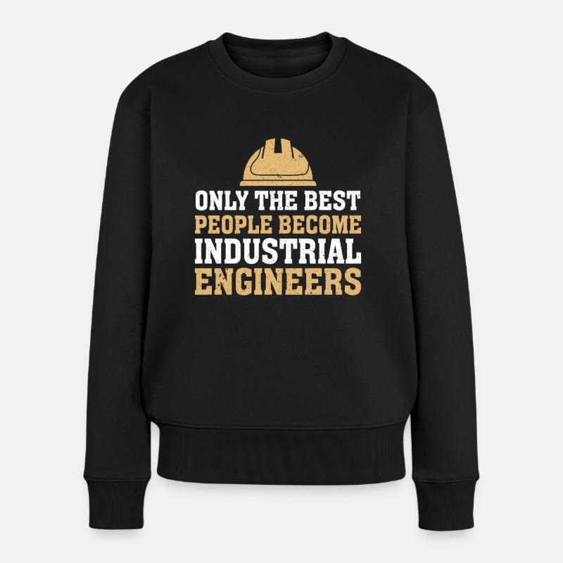 Seules les meilleures personnes deviennent ingénieurs - Pull Premium bio Femme - noir