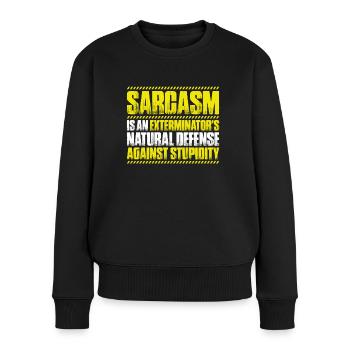 Schädlingsbekämpfer Kammerjäger Exterminator - Frauen Premium Bio Pullover - Schwarz - Vorne - Julia (174cm)