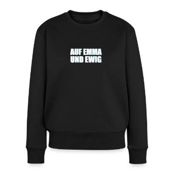 Drogen - Frauen Premium Bio Pullover - Schwarz - Vorne - Julia (174cm)