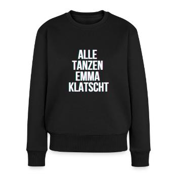 Drogen - Frauen Premium Bio Pullover - Schwarz - Vorne - Julia (174cm)