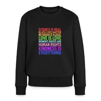 LGBT - Pull Premium bio Femme - noir - Devant - Julia (174cm)