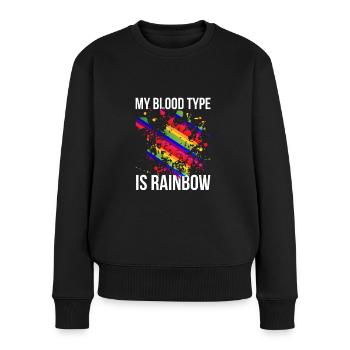 Contre le racisme Nazis contre le racisme Anti racisme - Pull Premium bio Femme - noir - Devant - Julia (174cm)